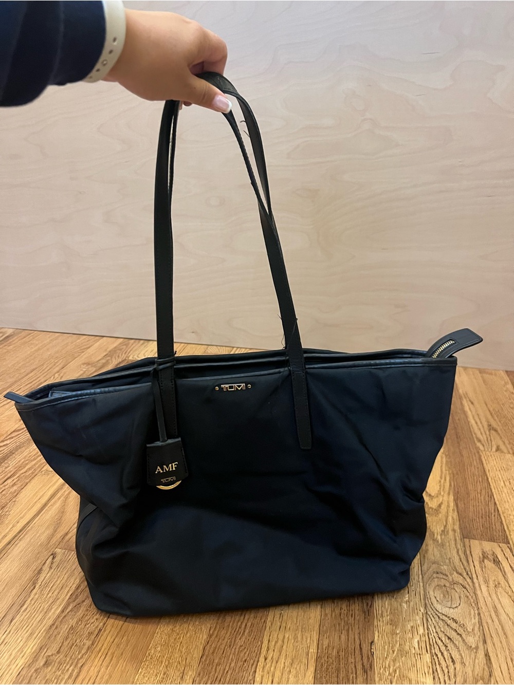 Tumi Everyday Voyageur Bag Laptop Tote Nylon Womens Black Business
